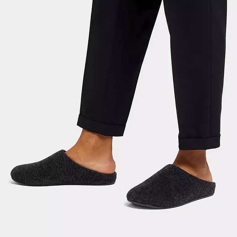 Fitflop Shove Filz Clog Black