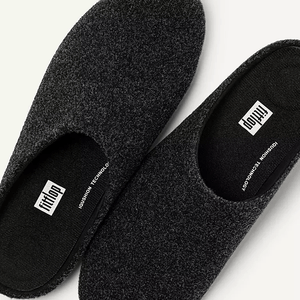 Fitflop Shove Filz Clog Black
