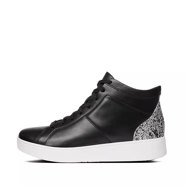 Fitflop Rally Glitter High Top Black