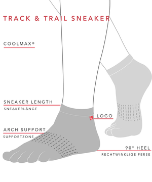 Knitido Track&Trail Ultralite Black/Grey/Marsala