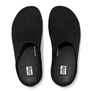 Fitflop Shuv Clog Felt Black